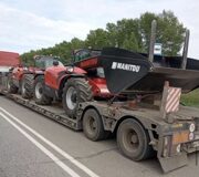 Перевозка телескопических погрузчиков  Manitou MLT 731